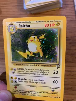 Raichu (16/130) Holo Base Set 2 Pokemon Card! FAST & FREE P&P! - Image 5