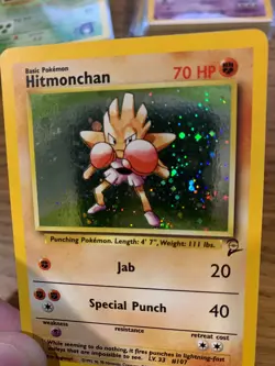 Hitmonchan (8/130) Holo Base Set 2 Pokemon Card! FAST & FREE P&P! - Image 5