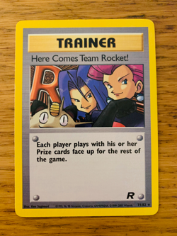 Here Comes Team Rocket (71/82) Non Holo Team Rocket Set Rare Pokemon Card! - Image 1