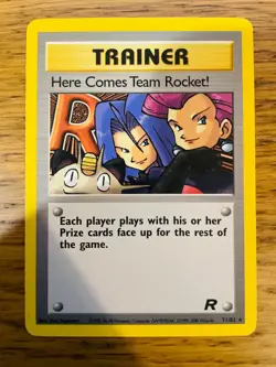 Here Comes Team Rocket (71/82) Non Holo Team Rocket Set Rare Pokemon Card! - Image 2