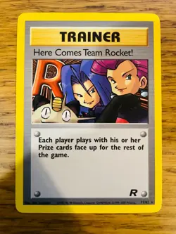 Here Comes Team Rocket (71/82) Non Holo Team Rocket Set Rare Pokemon Card! - Image 4