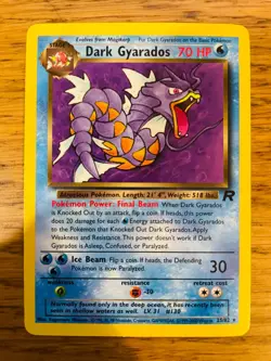 Dark Gyarados (25/82) Non Holo Team Rocket Set Rare Pokemon Card! FREE P&P! - Image 2
