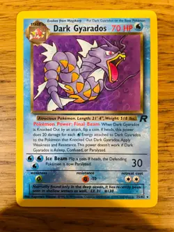 Dark Gyarados (25/82) Non Holo Team Rocket Set Rare Pokemon Card! FREE P&P! - Image 4