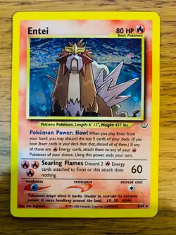 Entei (6/64) Holo Neo Revelation Set Pokemon Card! FAST & FREE P&P! - Image 2