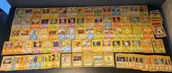 Pokemon Base 2 Partially Complete Non-Holo Set NM Rare Uncommon Common 1999-2000 - Image 1