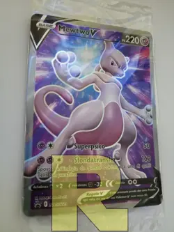 Mewtwo V Pokemon GO SWSH229 Promo Full Art Italian SEALED - Image 2