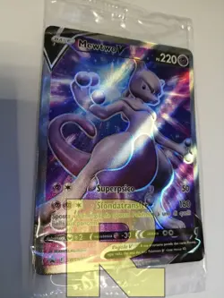 Mewtwo V Pokemon GO SWSH229 Promo Full Art Italian SEALED - Image 3