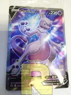 Mewtwo V Pokemon GO SWSH229 Promo Full Art Italian SEALED - Image 4