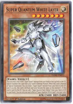 Yugioh - Super Quantum White Layer DANE-EN013 1st Edition - Dark Neostorm - Image 1