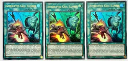 3 x BROL-EN075 Interrupted Kaiju Slumber - Ultra Rare 1st Edition LP/NM YuGiOh - Image 1