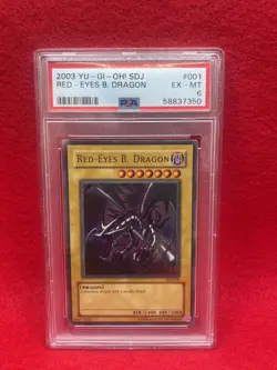 Yu-Gi-Oh! Red-Eyes Black Dragon Starter Deck SDJ-001 PSA 6 - Image 1