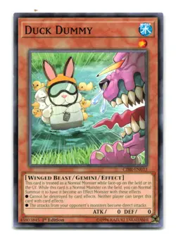 Duck Dummy - CIBR-EN033 1st Edition - YuGiOh-LP - Image 1
