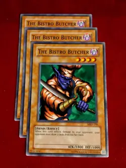 The Bistro Butcher (x3) MRD-108 Yu-Gi-Oh! Unlimited Edition - Unplayed Mint+ - Image 1