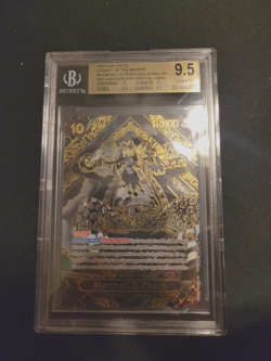 2025 One Piece Legacy of the Master Marshall D. Teach Gold Foil Special BGS 9.5 - Image 2