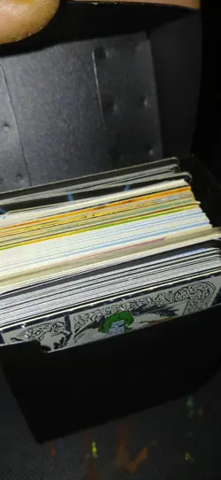Deck Box With Mixed Vintage Trading Cards While Box Included Dbz Anime Sports - Image 4