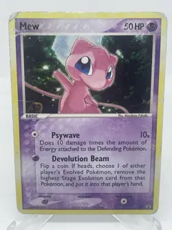 Pokemon Cards 2006 #40 Mew Holo Black Star Promo TCG Legendary HP - Image 1