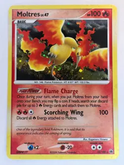 Moltres LV.47 - 10/100 Majestic Dawn Holo Pokemon Cards TCG - LP+ - Image 1