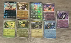 Pokemon TCG Black Bolt/White Flare Lot 9 Masterball Cards NM/M - Image 1