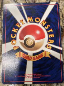 Real Japanese Charizard Pokemon Card No.006 Old Back Holo - Image 2