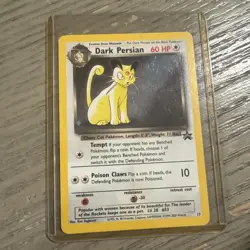 Pokemon TCG Dark Persian Wizards Black Star Promo Card 17/108 Holo NM! - Image 3