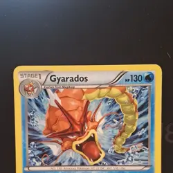 2016 Gyarados XY109 Black Star Promo Pokemon Card Cosmo Holo Rare Shiny - Image 2