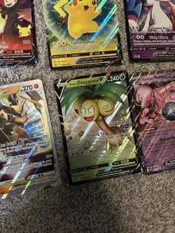 Pokemon Jumbo 15 Card lot, Lance'a Charizard, Bolting V, Dark Sylveon V - Image 5