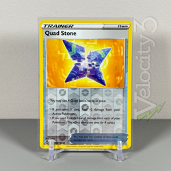 Pokemon TCG Item Card: QUAD STONE 163/195 Reverse Holo | Uncommon | Silver Tempe - Image 1