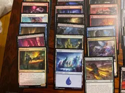 Magic the Gathering card lot with FOILS Blazemire Verge Razorkin Needlehead etc. - Image 5