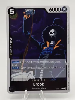 One Piece English 25th Anniversary Collection Brook Card EB02-048 - Image 1