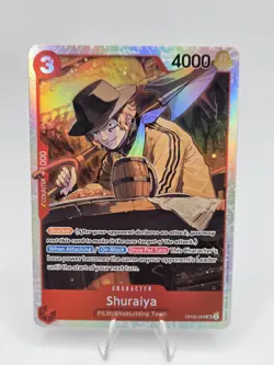 SHURAIYA OP06-009 SR WINGS OF THE CAPTAIN ENGLISH ONE PIECE CARD GAME NM - Image 1