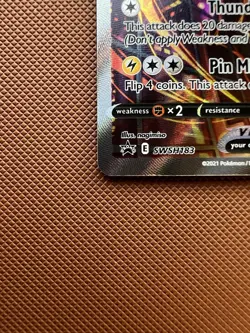Jolteon V SWSH183 SWSH: Sword & Shield Promo Cards Holo Full Alternative Art - Image 4