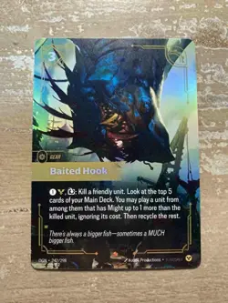 ~ Baited Hook ~ Foil ~ Riftbound: Origins NM - Image 1
