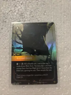 Baited Hook Riftbound TCG Card OGN 242/298 Near Mint Holofoil - Image 1