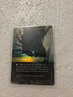 Baited Hook Riftbound TCG Card OGN 242/298 Near Mint Holofoil - Image 3