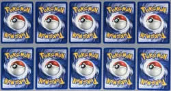 Pokemon Neo Genesis Regular Vintage Card Lot x10 MP-HP - Image 2