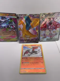 4 Pokemon TCG Holo Card Lot Charizard Cards Lot #7 - Image 1