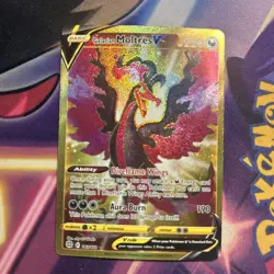 Pokemon TCG Galarian Moltres V (Secret) - SWSH09: Brilliant Stars 183/172 NM - Image 1