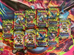 10x Pokemon Mega Evolution Phantasmal Flames Booster Packs - Image 1