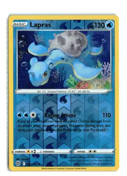 LAPRAS 031/172 BRILLANT STARS REVERSE HOLO POKEMON TCG LP - Image 1