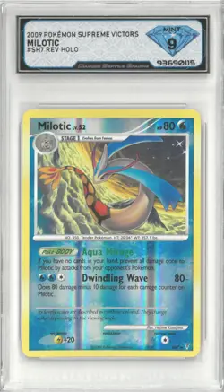 2009 Pokemon Supreme Victors MILOTIC #SH7 Reverse Holo 💎 DSG 9 Mint - Image 1