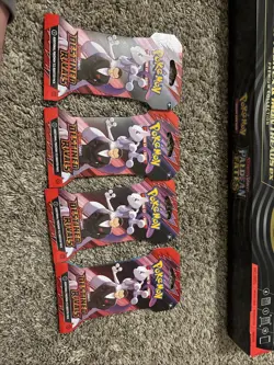 Pokemon TCG Destined Rivals Sleeved Boosters Lot Of 4 - Image 1