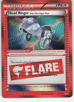 Head Ringer 97/119 XY - Phantom Forces Holo Rare Holo MP Pokemon TCG - Image 1