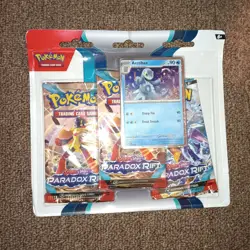 Pokemon Arctibax Cetitan Paradox Rift Sealed 3-Pack Blisters 12 Packs 820650854033 - Image 1