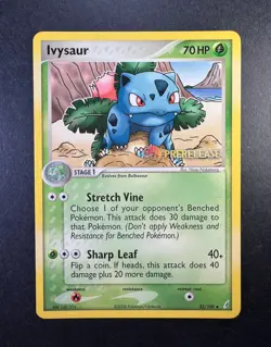 2006 POKEMON IVYSAUR EX CRYSTAL GUARDIANS PRERELEASE 35/100 IVYSAUR NONE -HOLO - Image 1