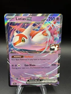 Latias Ex 076/191 Prize Pack Series 7 Stamped Play Pokemon TCG Surging Sparks NM - Image 1