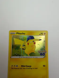 Pokemon TCG Pokemon GO 028/078 - PIKACHU Holo NM promo - Image 3