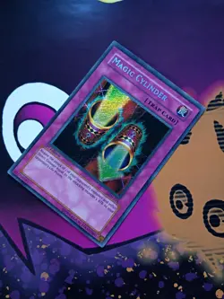 Yu-Gi-Oh Magic Cylinder LON-104 1st Edition Near Mint Condition Secret Rare NM - Image 1