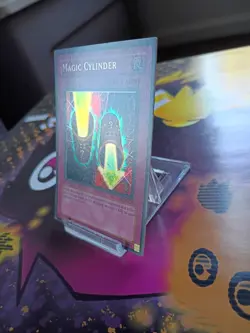 Yu-Gi-Oh Magic Cylinder LON-104 1st Edition Near Mint Condition Secret Rare NM - Image 4