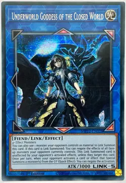 MP22-EN028 Underworld Goddess of the Closed World Secret Rare 1st Ed Near Mint - Image 1