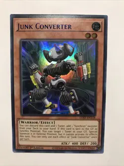 Junk Converter - Blue Ultra Rare 1st Edition LDS3-EN118 - NM - YuGiOh - Image 1